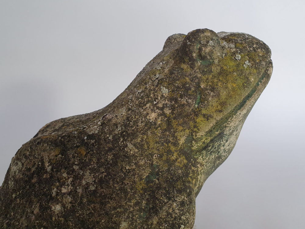 Toad antique Garden Ornament with wonderful patina