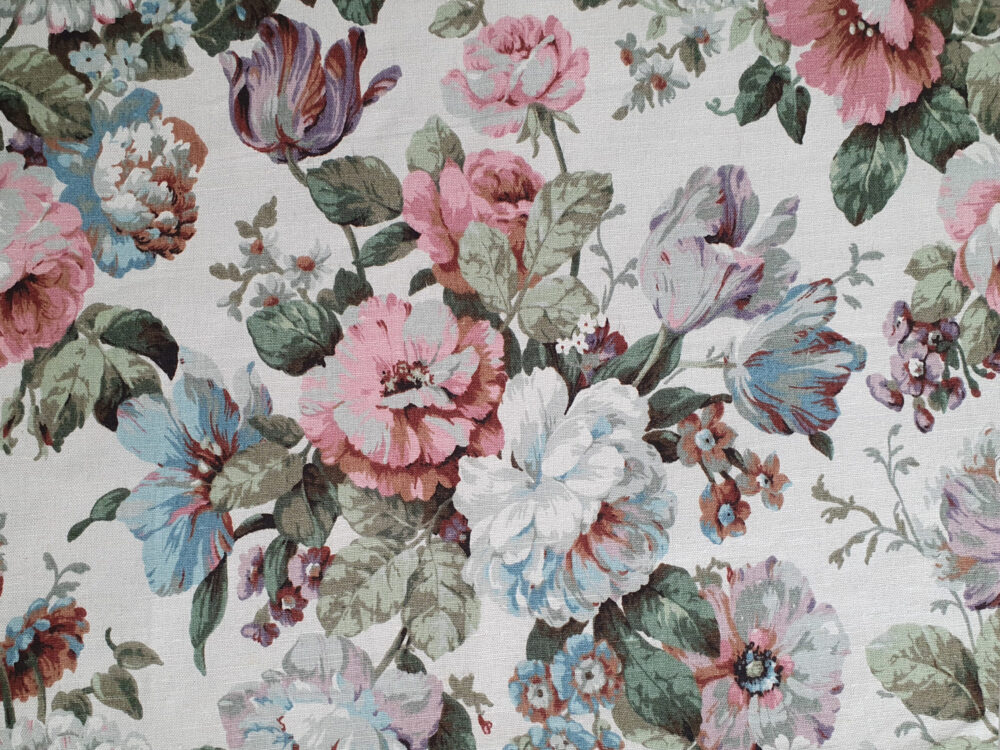 Unused vintage Sanderson linen Fabric 'Panular' (6.4 metres)