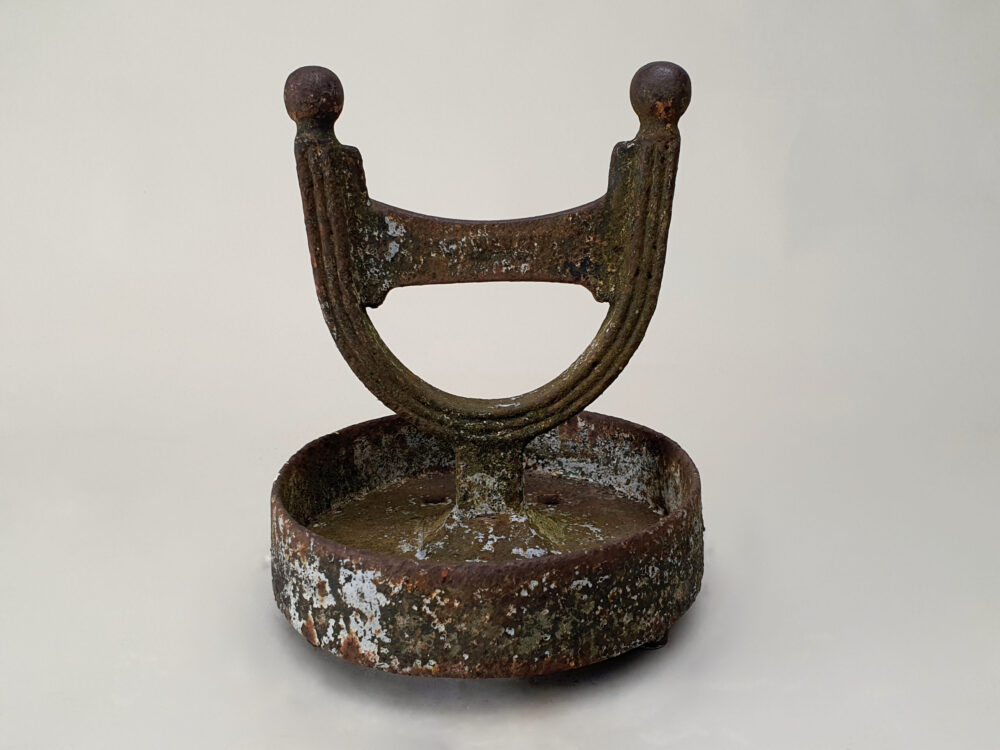 Victorian English antique cast iron Boot Scraper