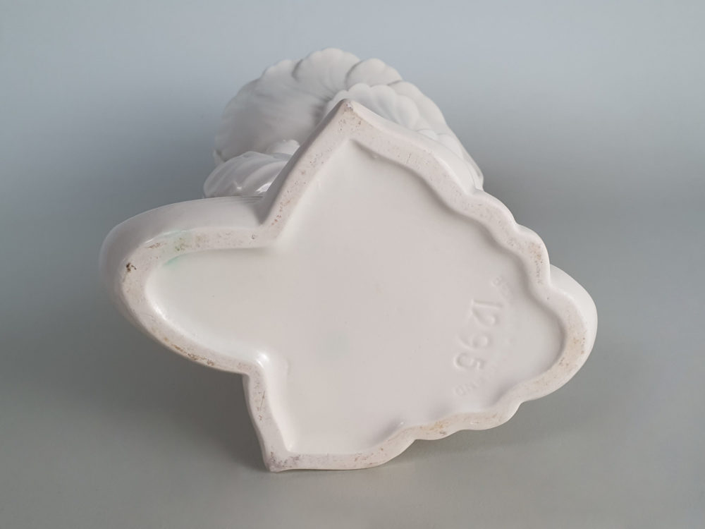 Vintage mid century white ceramic Beswick Vase