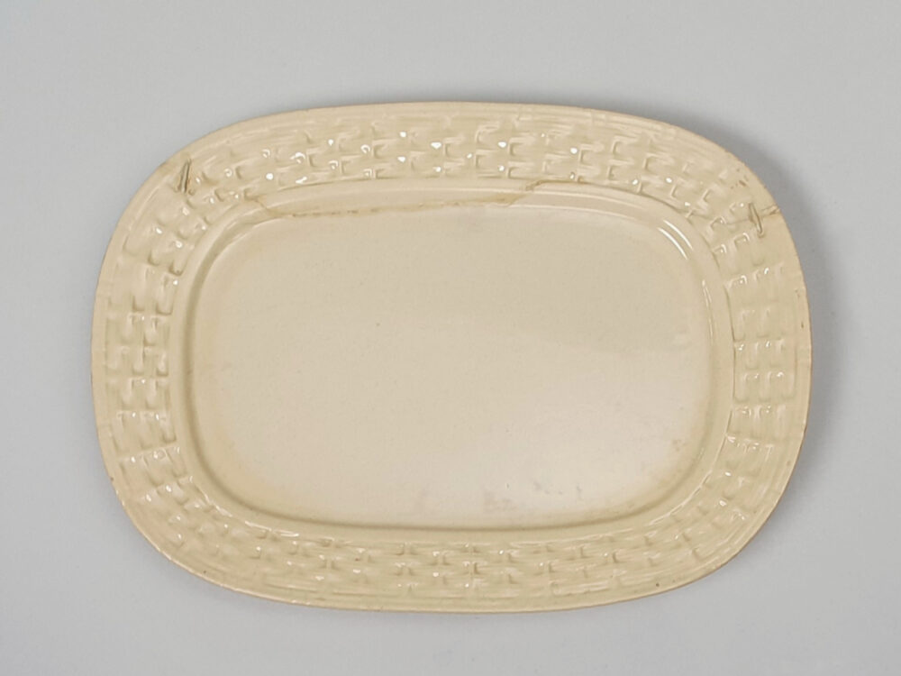 Wedgwood Caneware Game Pie Dish & Underplate Stand
