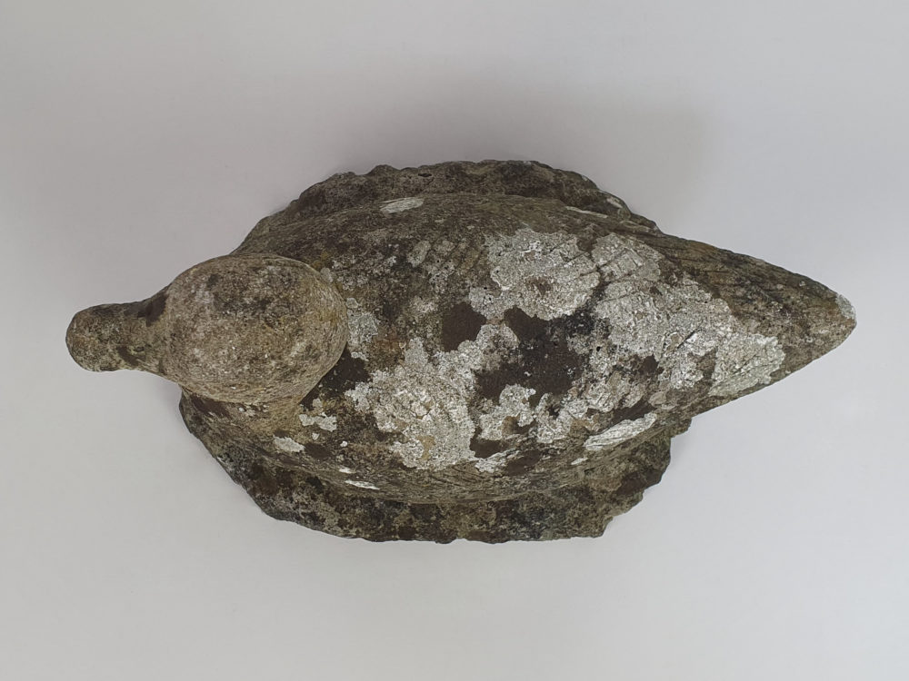 Well weathered vintage garden Duck
