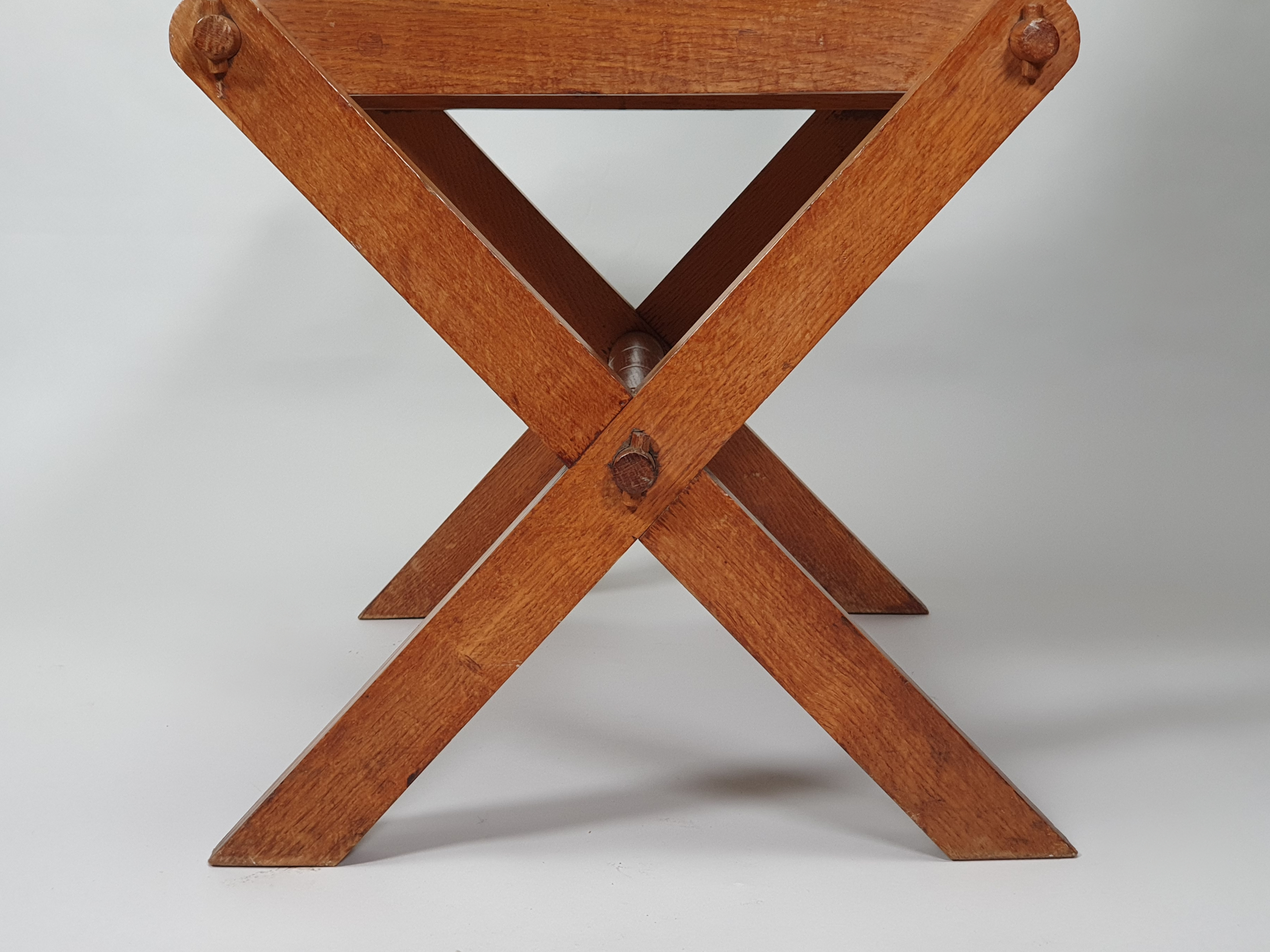 oak Glastonbury chair trefoil and peg join