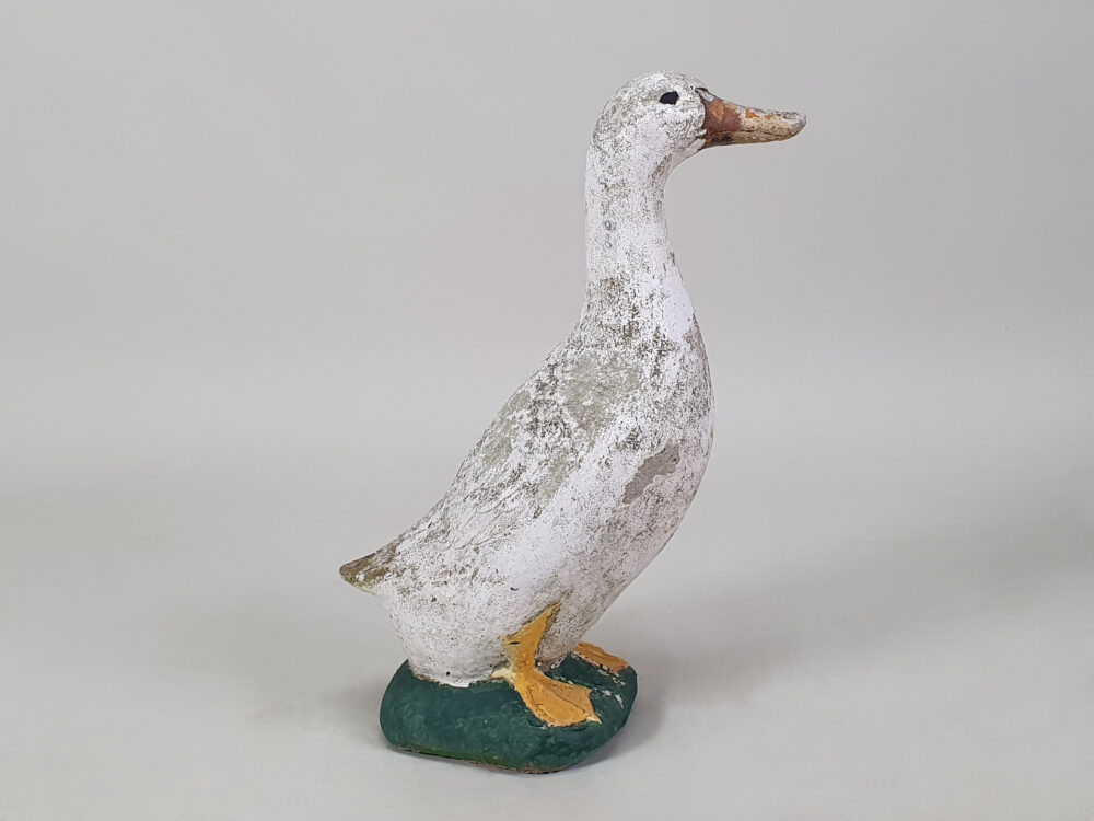 A pair of Geese antique garden Ornaments