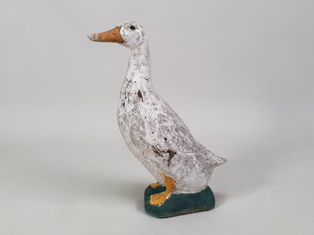 A pair of Geese antique garden Ornaments