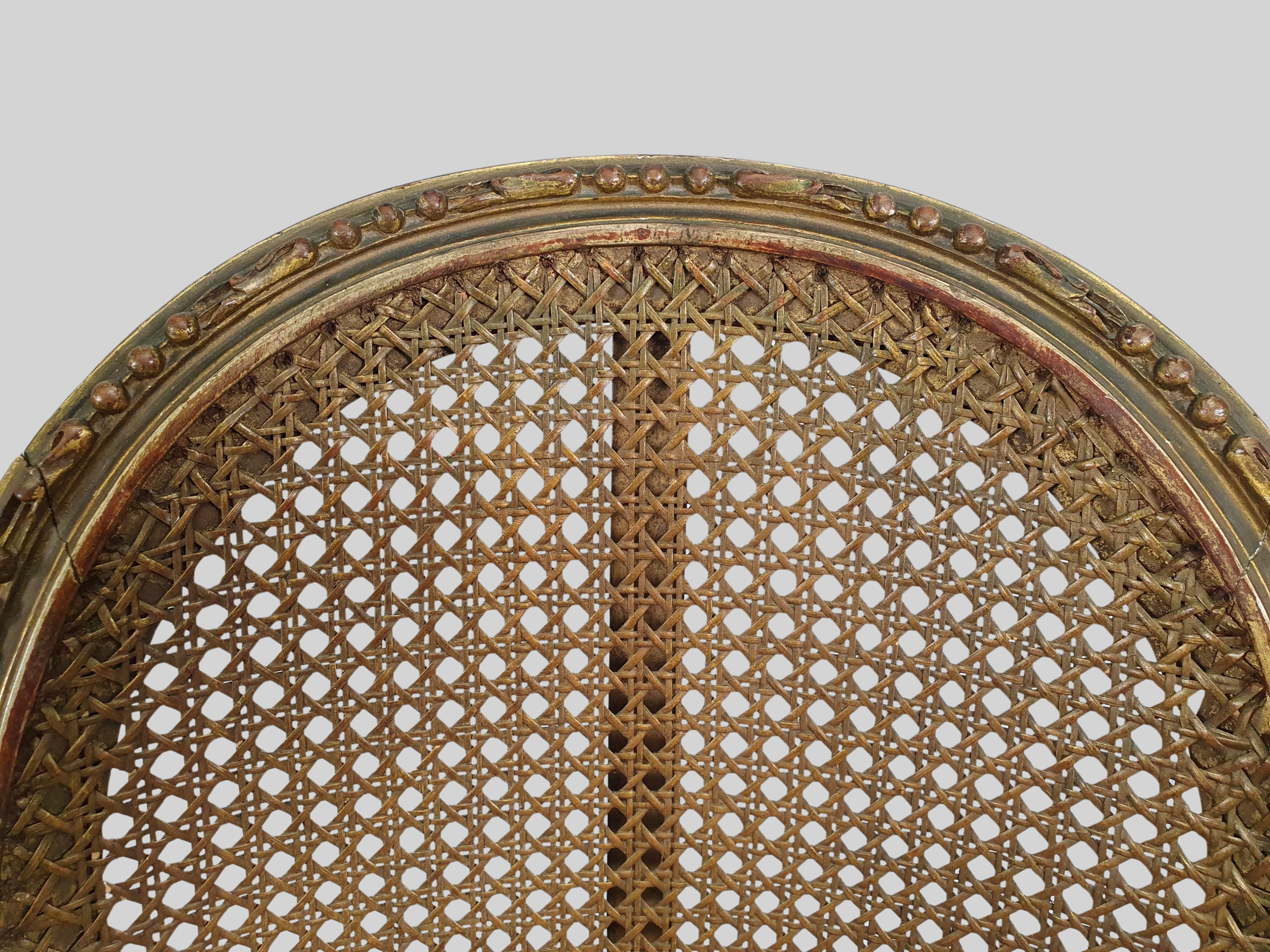 French chairs showing carving