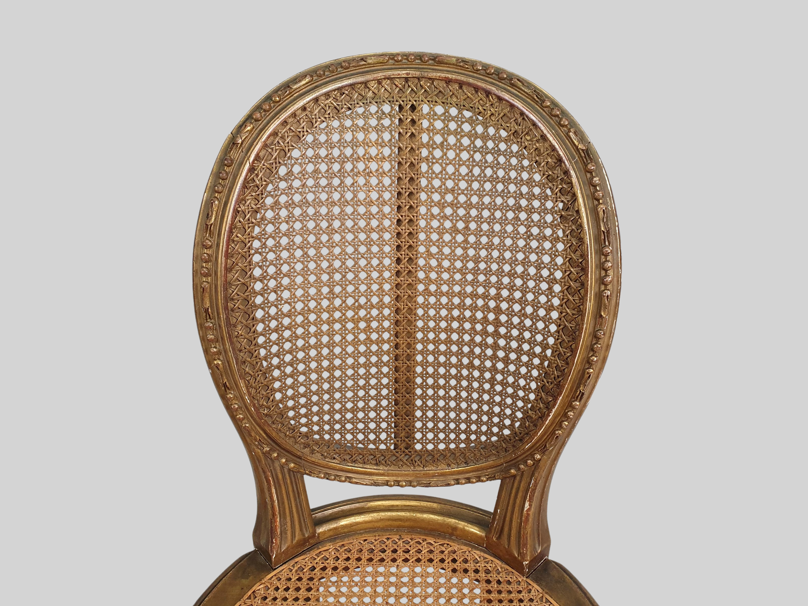 French chairs showing proportions