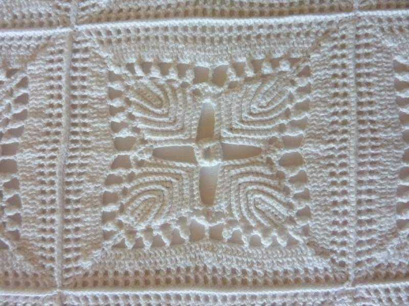 Bed Cover ~ Cotton, Crochet