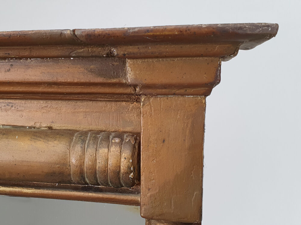 Antique 19th Century Georgian gilt Pier Wall Mirror