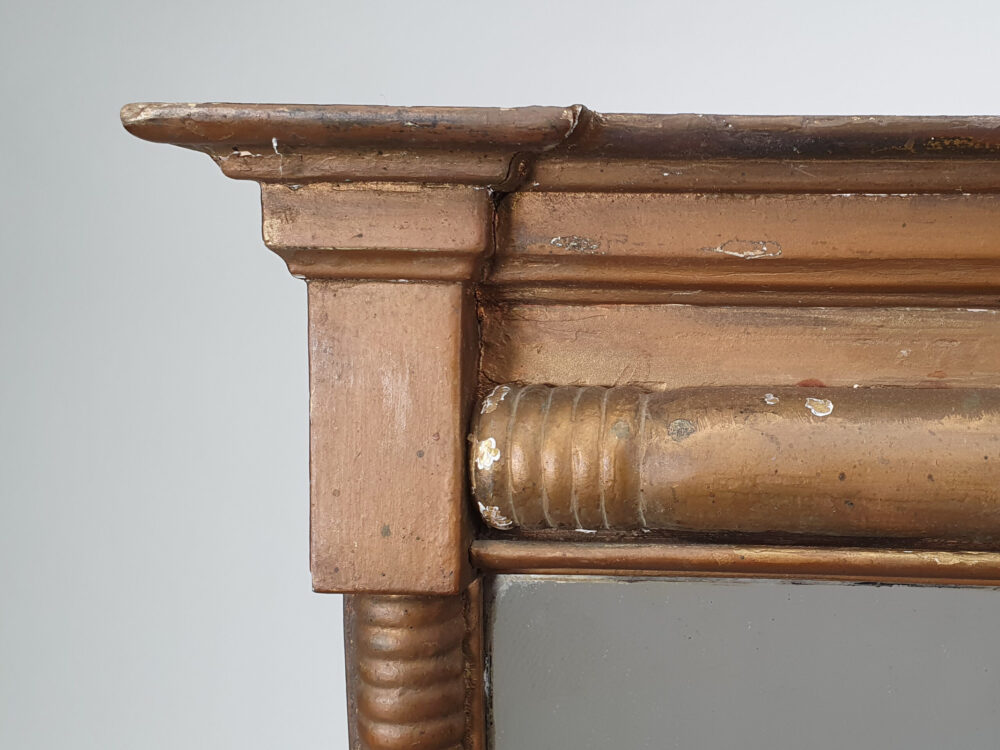 Antique 19th Century Georgian gilt Pier Wall Mirror