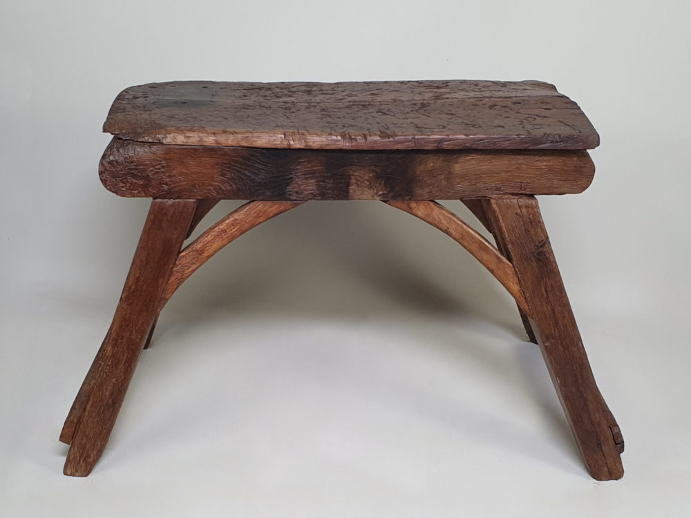 Antique 19th century rustic French oak Workbench