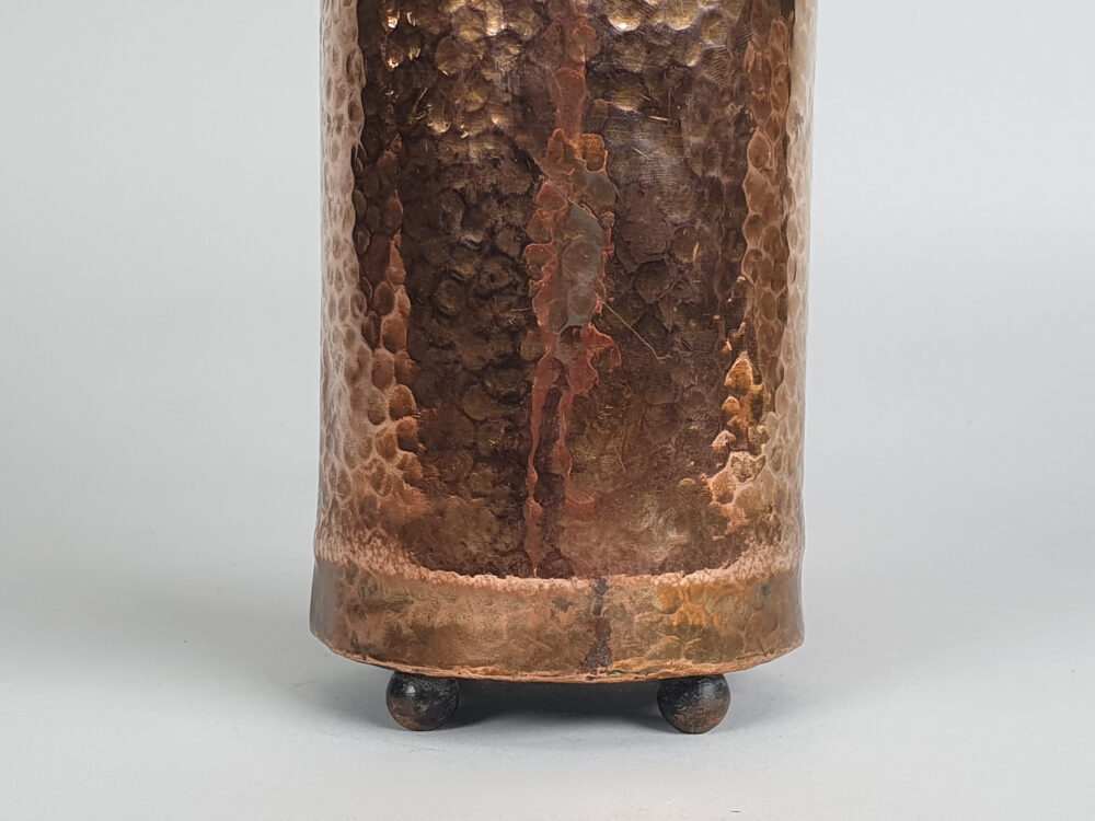 Antique Arts and Crafts hand beaten copper Wine Cooler