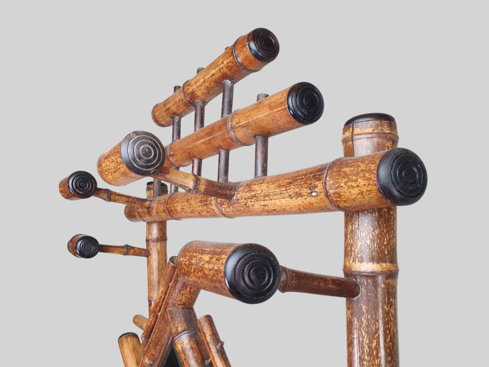 Antique bamboo Coat & Hat Stand or Rack