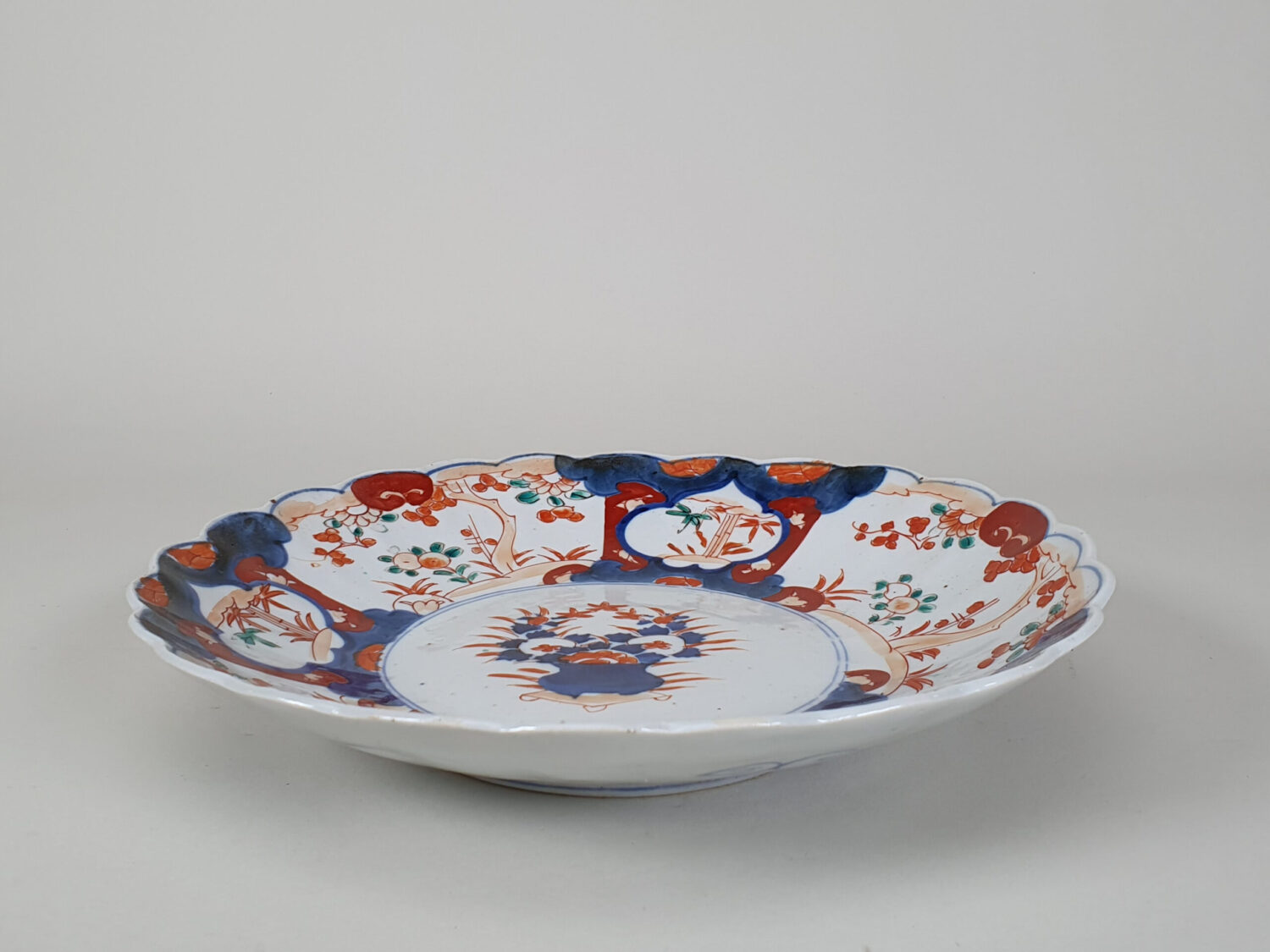 Antique ceramic 19th century Imari Plate