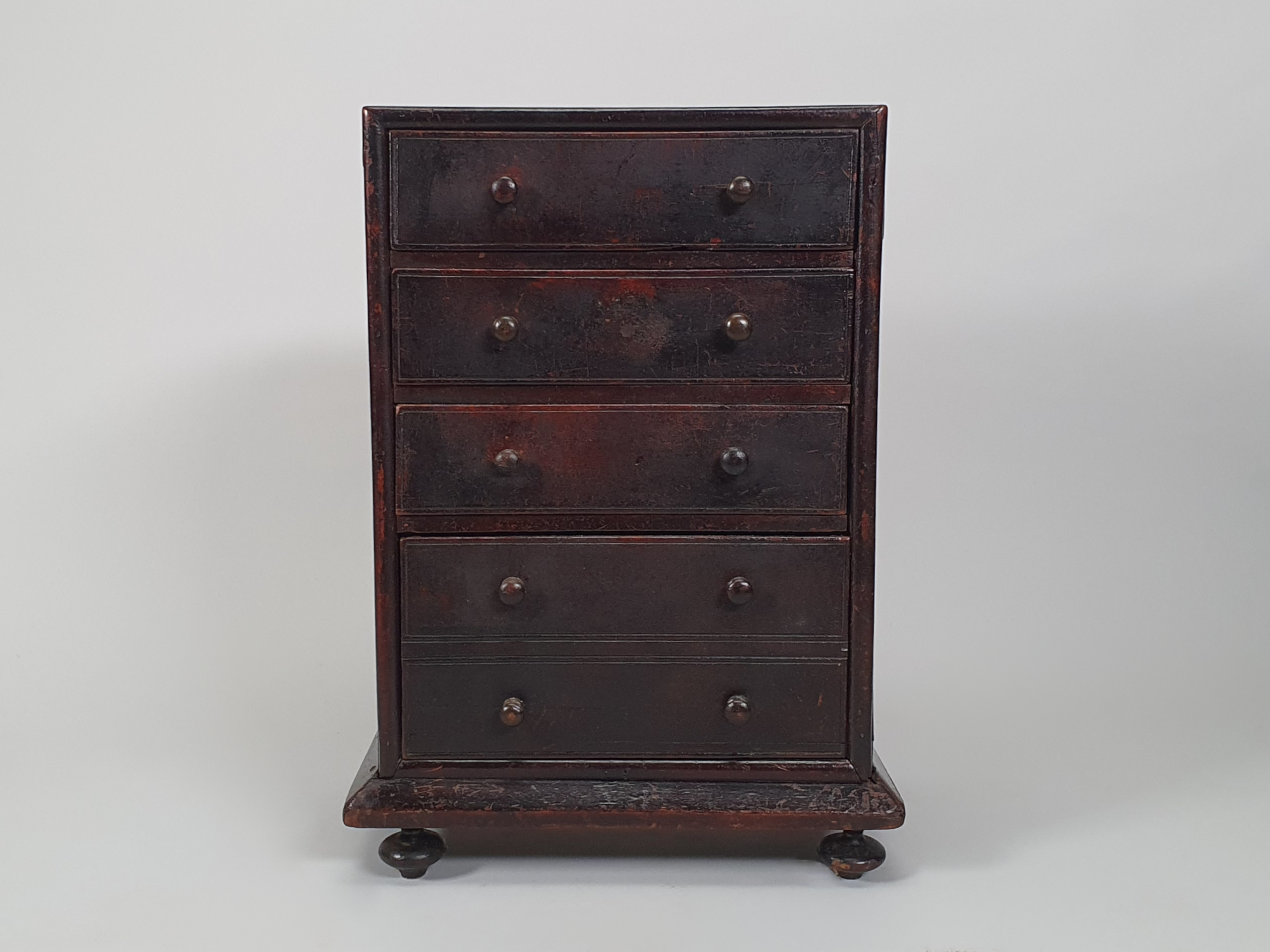 Antique Collector's Specimen Cabinet, Small Mahogany, Victorian