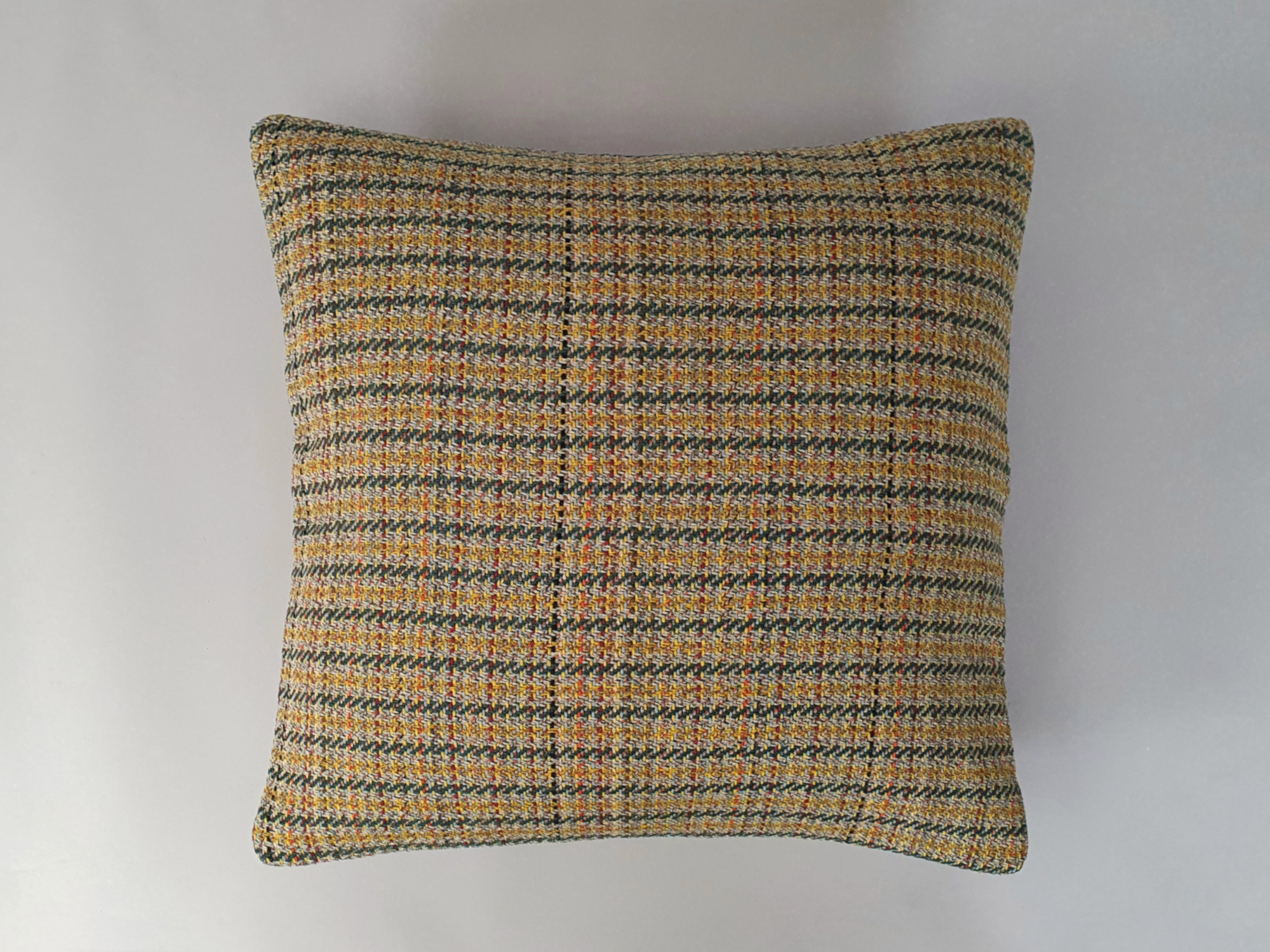 Antique Cushions in green wool Tweed