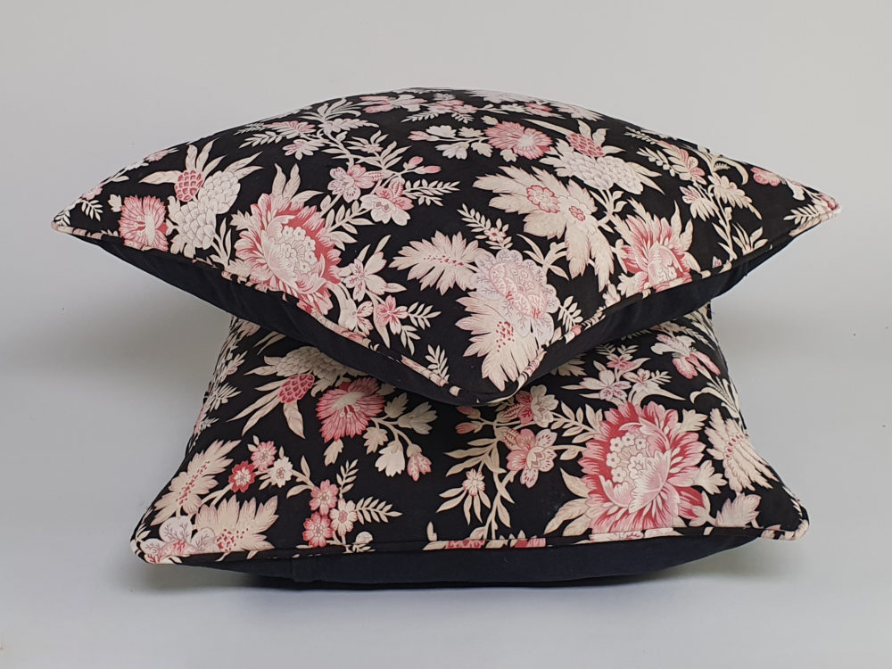 Antique Cushions in French floral fabric