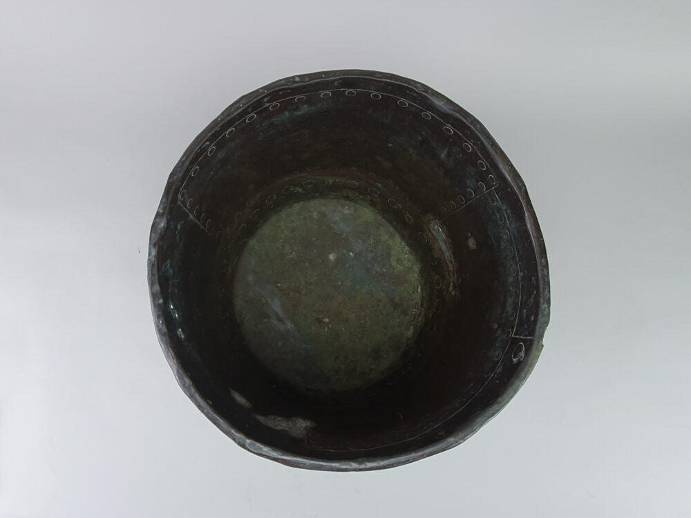 Antique early 19th century riveted Copper Bucket