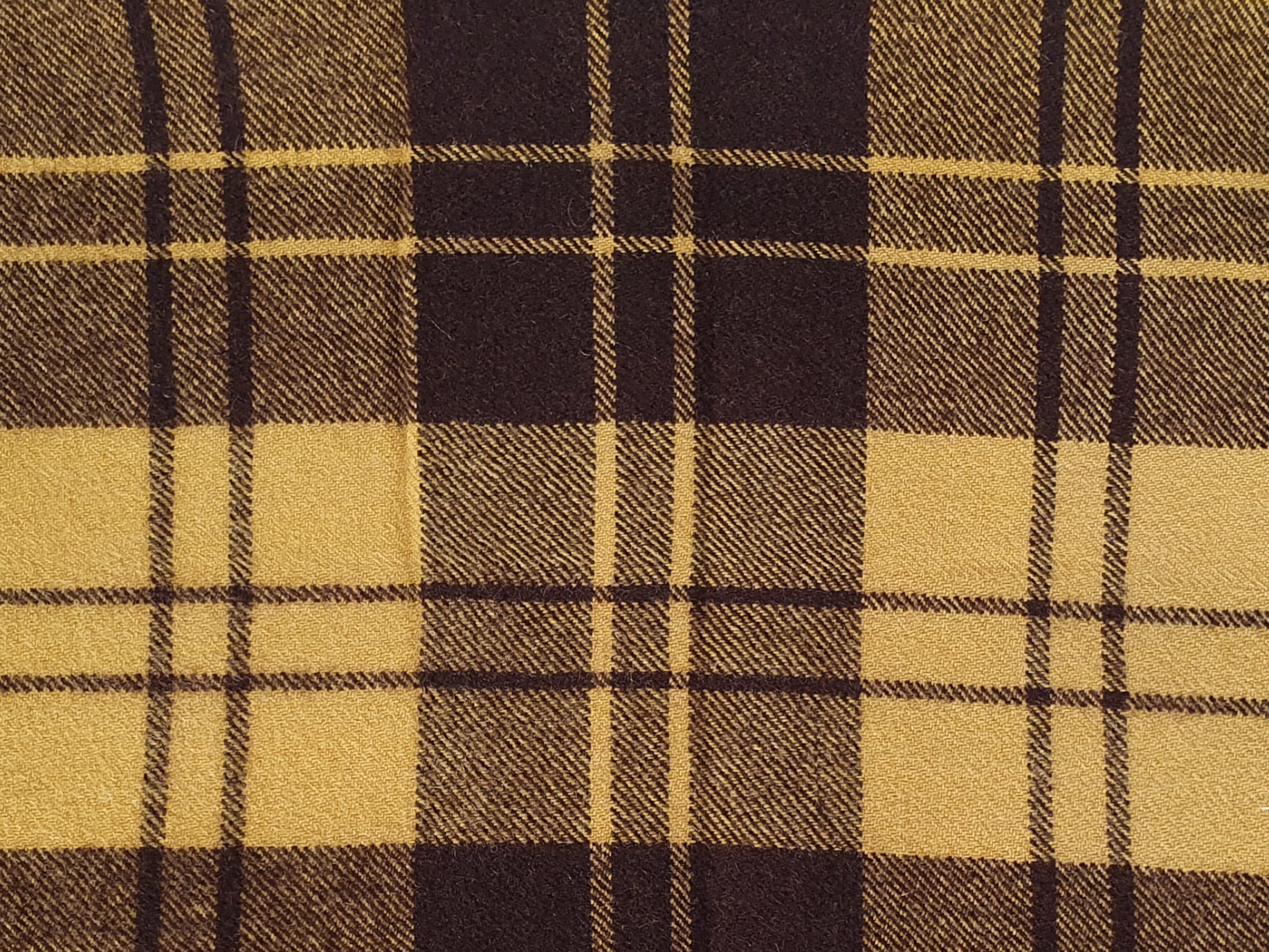 Faalberg pure wool Plaid Blanket.