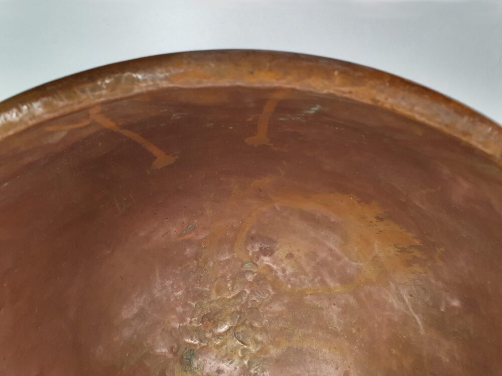 Antique French Confectioner's copper Mixing Bowl