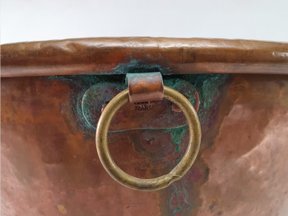 Antique French Confectioner's copper Mixing Bowl