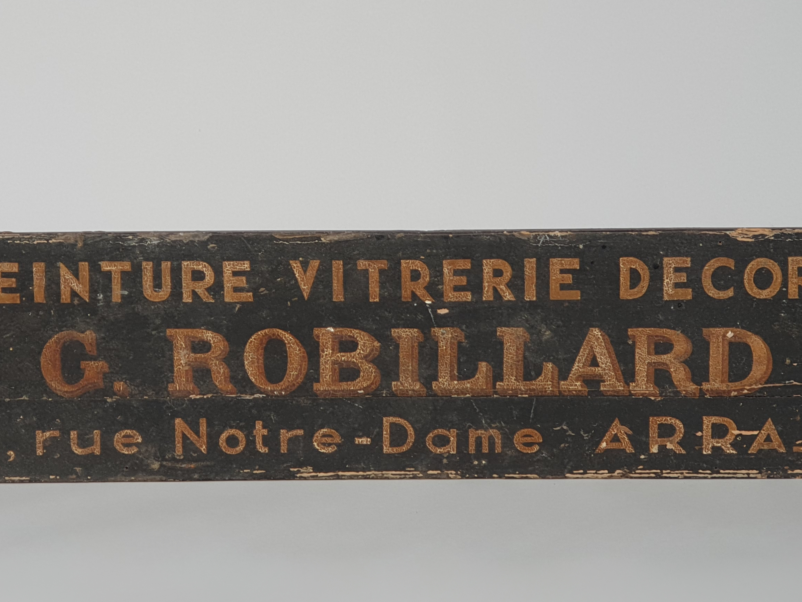 Antique hand painted Trade Sign