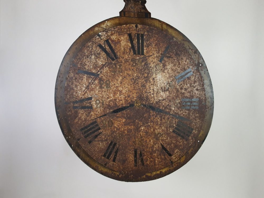 Antique Jeweller's Trade Sign in the form of a Fob Watch