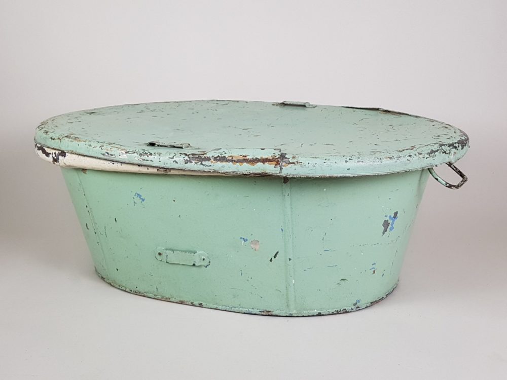 Antique metal Army Campaign Bath