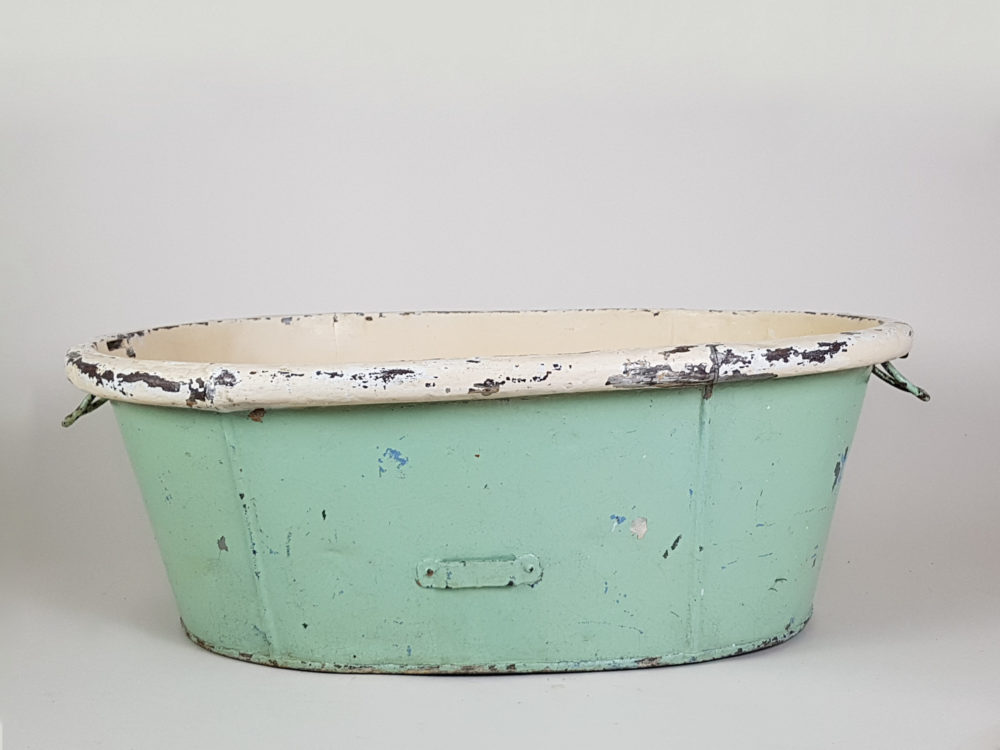 Antique metal Army Campaign Bath