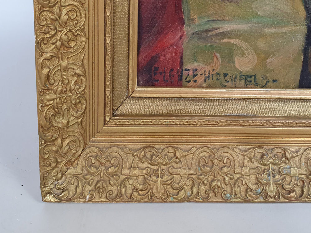 Antique oil painting - large 1930s still life by Emmy Leuze-Hirshfeld