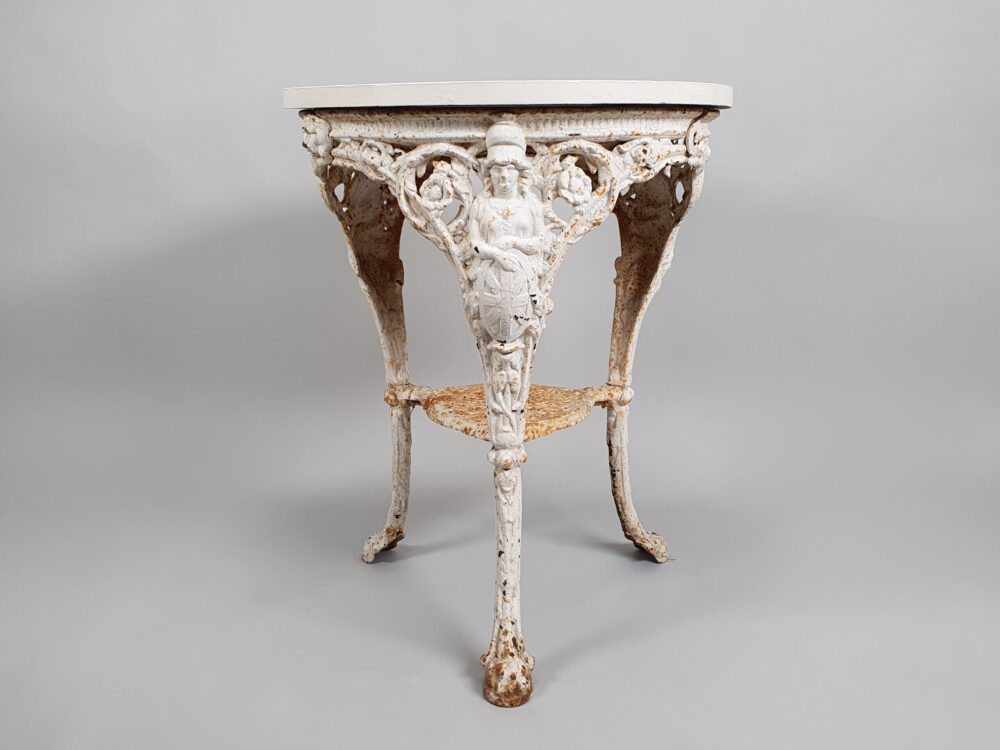 Antique Victorian cast iron garden Table