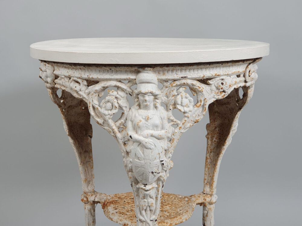 Antique Victorian cast iron garden Table