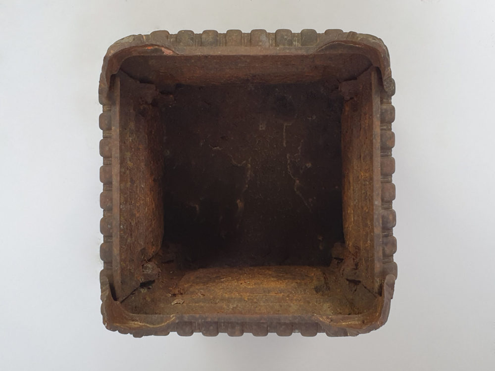 Decorative 19th century antique cast iron French Planter
