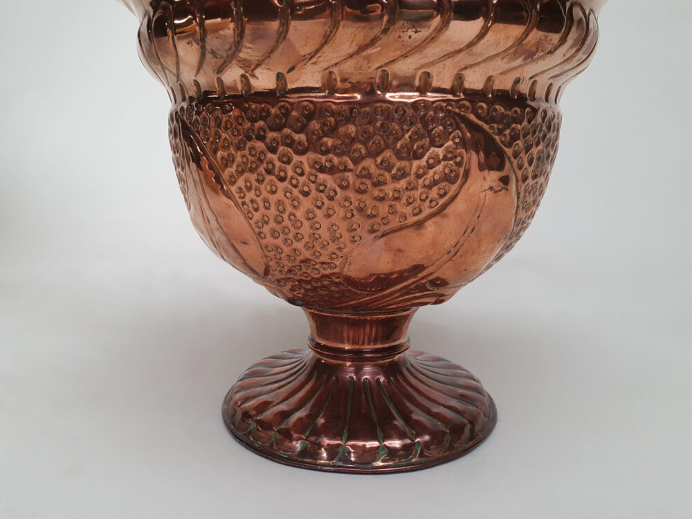 Art Nouveau copper antique Planter or Jardinière