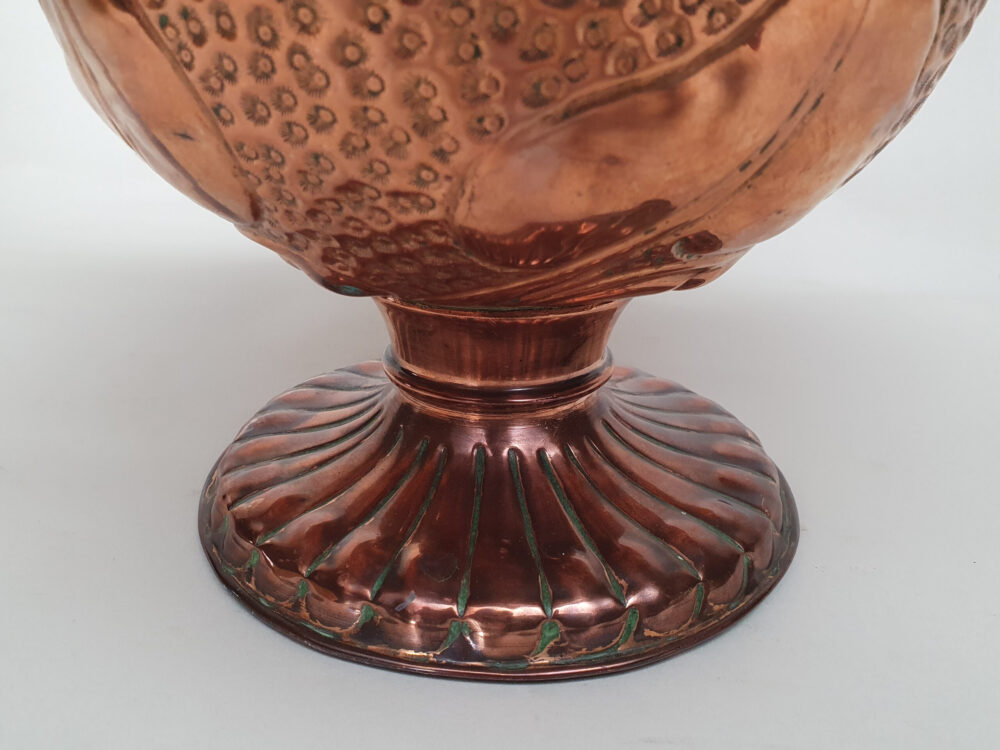 Art Nouveau copper antique Planter or Jardinière