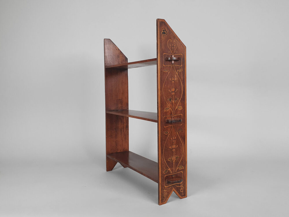 Arts & Crafts small oak antique Book Case
