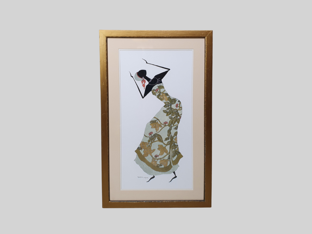 Augusta Asberry 'African Dancer' prints