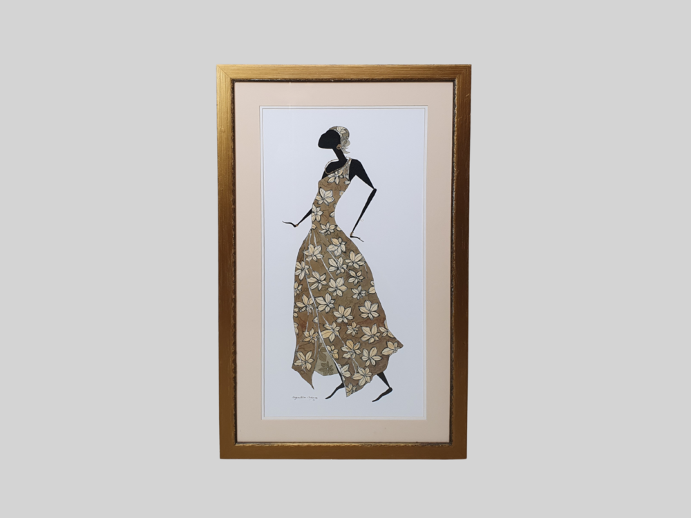 Augusta Asberry 'African Dancer' prints