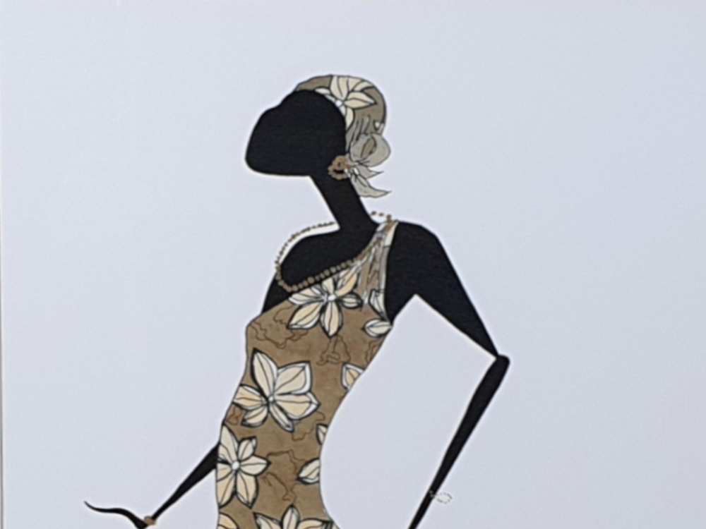 Augusta Asberry 'African Dancer' prints