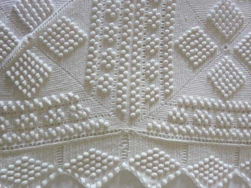 Bed Cover ~ Cotton, Crochet