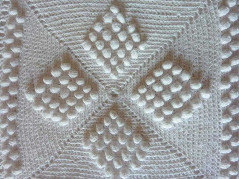 Bed Cover ~ Cotton, Crochet