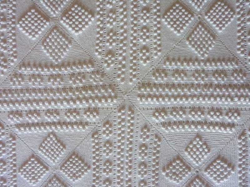 Bed Cover ~ Cotton, Crochet
