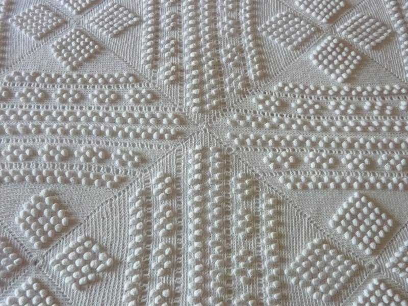 Bed Cover ~ Cotton, Crochet