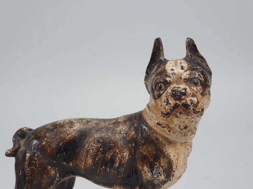 Cast iron Boston Terrier Dog Door Stop