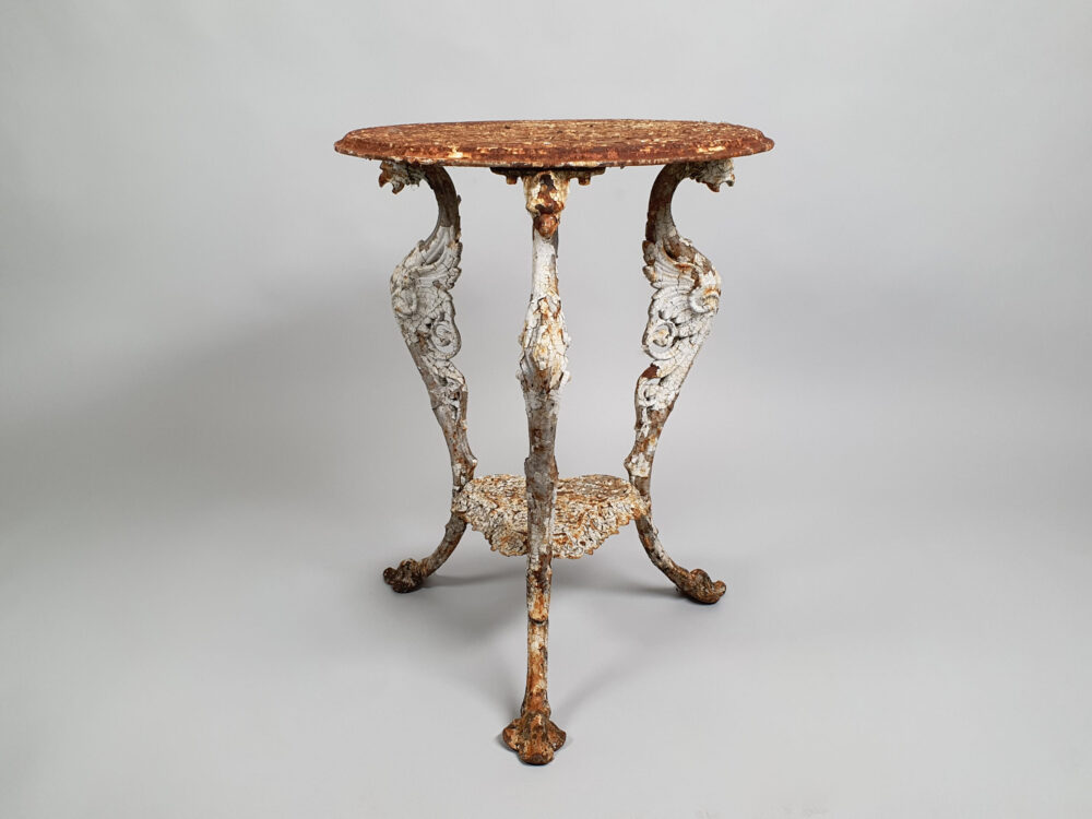 Coalbrookdate cast iron antique garden Table