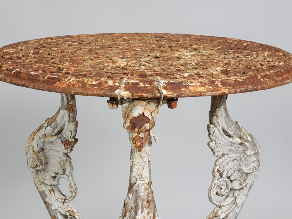 Coalbrookdate cast iron antique garden Table