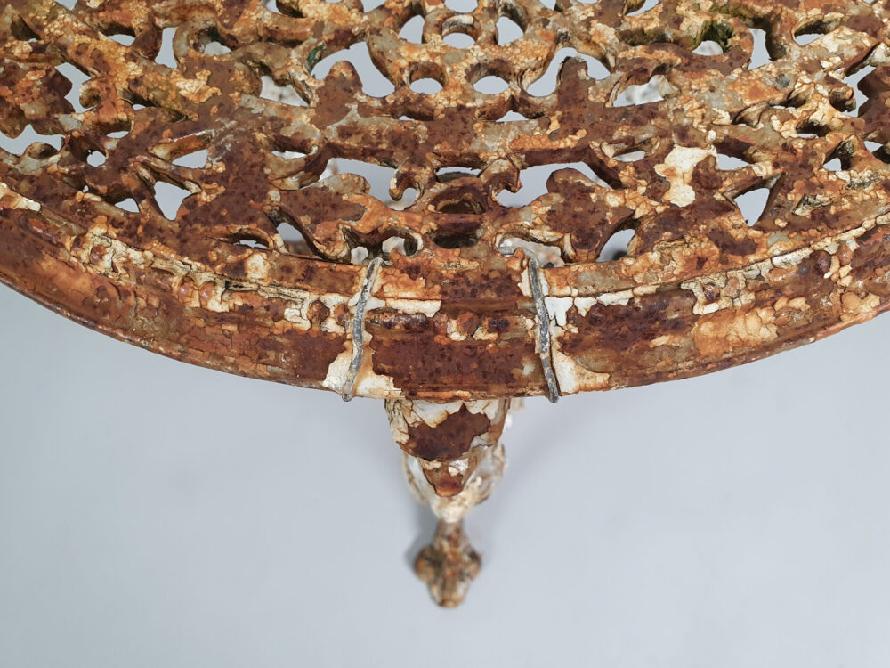 Coalbrookdate cast iron antique garden Table
