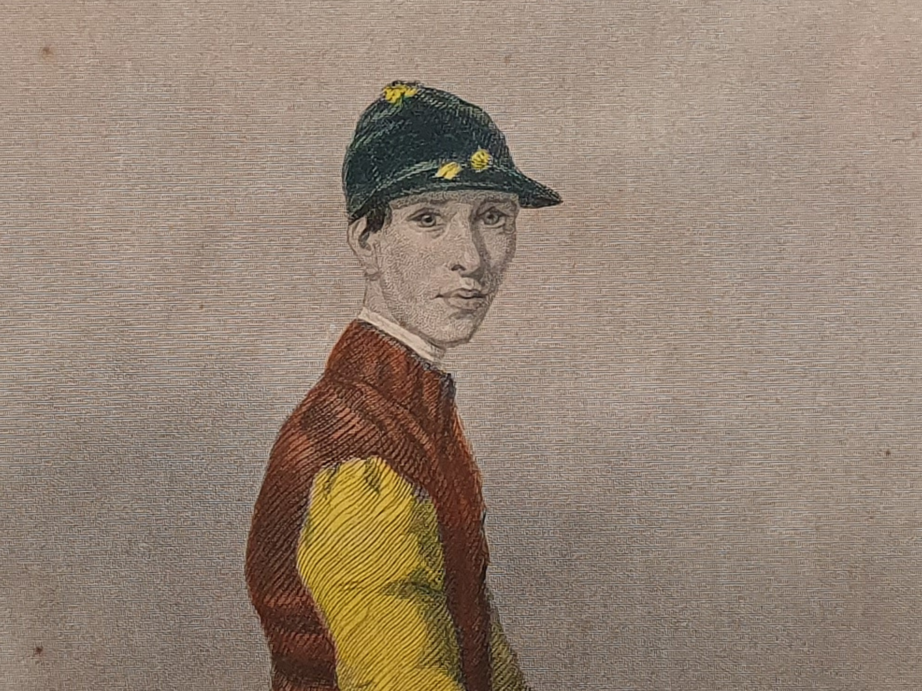 jockey portrait close up