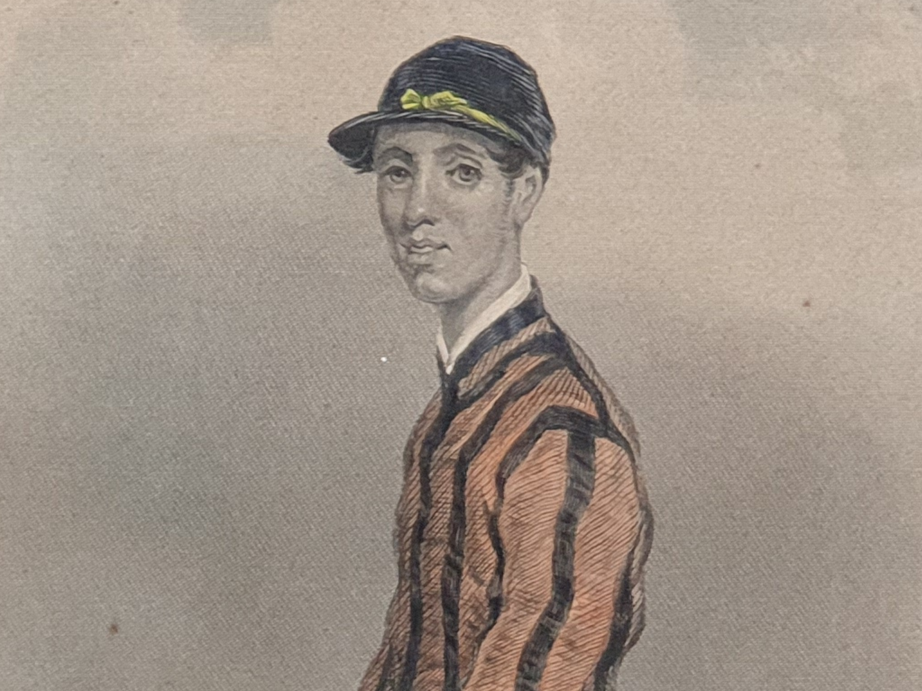 jockey portrait close up