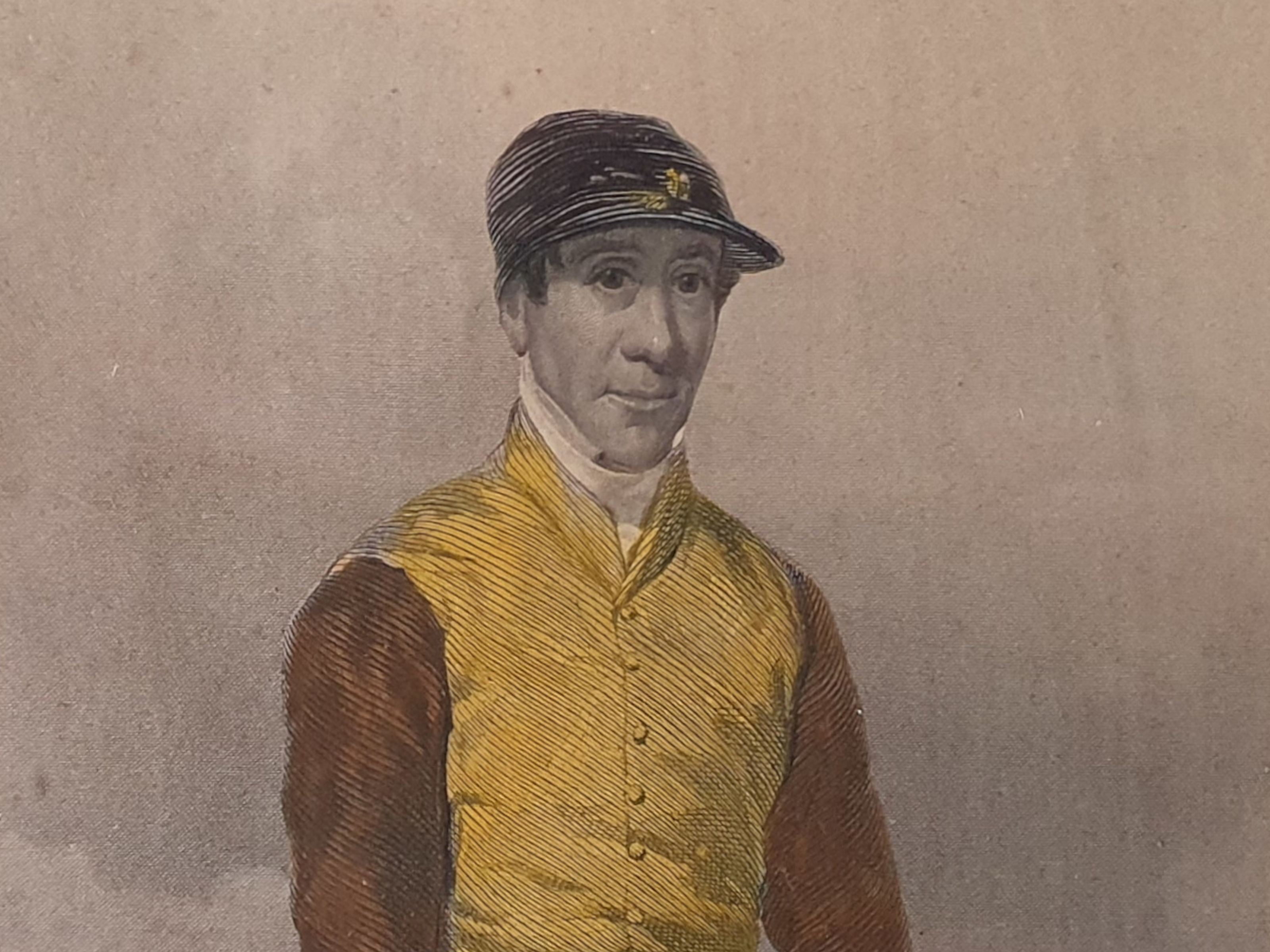 jockey portrait close up